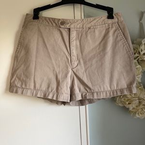 J Crew Chinos Shorts Size 6 Tan